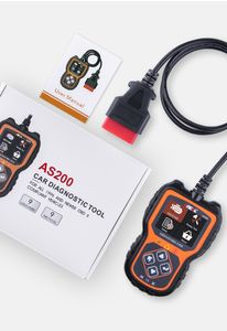 ANCEL AS200 OBD2スキャナーコードリーダーデータストリーム自動車ツールエンジンチェックカースキャナープロフェッショナルOBD 2オート診断