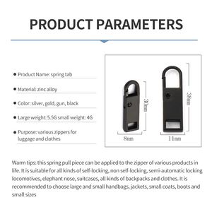 10PCSメタルジッパー修理キットジッパー用ジッパースライダー用ジッパー縫製クラフト縫製キットジップフィクサージップコードバックパック
