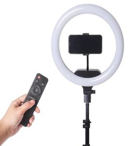 12 14 inch Po LED Selfie Ring Fill Light 24W Dimmable Camera Phone Ring Lamp For Makeup Video Live Studio4497448