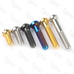 TGOUチタンボルトM10x20 25 30 35 40 45 50 60 65mm 1.25/1.5ピッチプラムTorx T45ヘッドヘッドオートバイ車