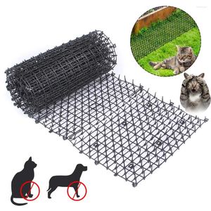 Cat Carriers Garden Plant Protection Anti-Cat Netting Plastic Stab-Profoid Mat håller katter och hundar borta från att skada husdjur Sstab-Proof Nets