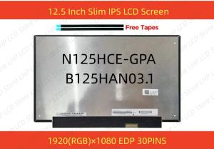 Screen 12.5 Inch Notebook Panel FHD N125HCEGPA B125HAN03.1 For Lenovo X270 EDP 30 Pins 100% sRGB Matrix LCD Display Screen