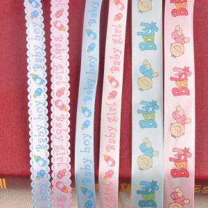 6 -ярд/лот детские ленты розовый/синий набор для кружева 1,5/2,5 мм швейная ткань Декоративная коробка для бабочки