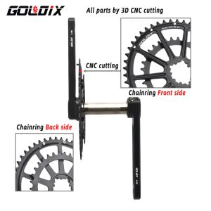 Goldix GXP Road Bike Crankset All CNC COLURE 50 34T/52 36T/52 42T/53 39T Double Foarnring per pedivelle per bici per bici da strada