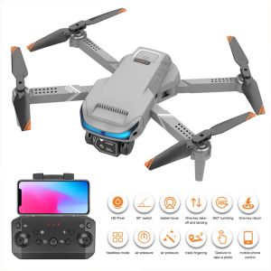 DRONES XT9 4K Dual Camera Drone 4 Channels Hinder Undvikande WiFi FPV Optical Flow Positionering Foldbar Quadcopter Drone for Kids Gift