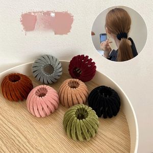 Fashion Matte Texture Hairpin Bun Hair Claw Clips Horsetail Buckle Hair Clip Bird Nest Expanding Hair Accessories For Women