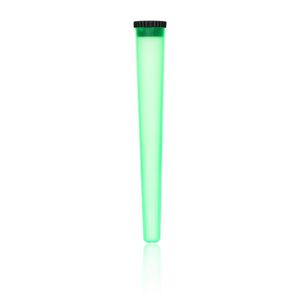 Tabak Plastik Doob Rohr Stash Jar 115 -mm Kräuterbehälter Aufbewahrung Zigarette Rolling Kegel Papierpille Pre -Roll -Gelenkhalter Hülle Luminous Glow im dunklen Geruchsweis