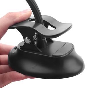 2x Portable Mini Clip Barne -fläkt, 3 hastigheter inställningar, flexibel böjbar USB -laddningsbar tyst skrivbordsfläkt, marinblå