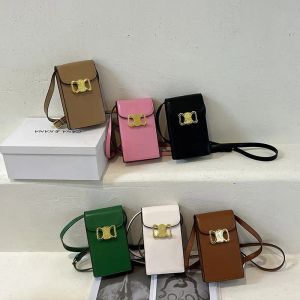 Designer mini bolsa de telefone celular fita iphone sumsang moda bolsas de ombro de fonecases unissex couro satchels iphone 15 14 13 12 11 casos de telefone universal