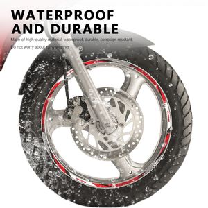 Motorcycle Wheel Stickers Waterproof Rim Decal for Honda Varadero XL 125 Accessories XL125 XL 125 V 2001-2011 2008 2009 2010
