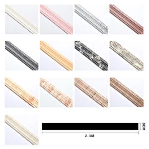 3d Foam Wall Edge Strips Tapes Self-Adhesive Waterproof Baseboard Corner Waist Line Stickers Wallpaper Border Home Decorations