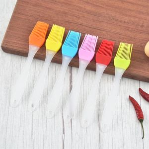 Silicone Basting Brush Pastry Barbecue Oil Brushes Baking Bakeware Bread DIY BBQ Brush For Kitchen Cooking Random Color