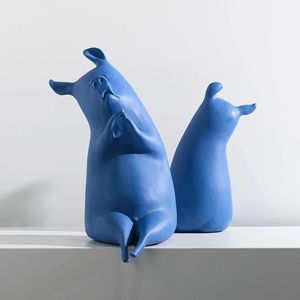 Carto Pig Crafts Home Living Room Учебные книги Держатель Стол Стол Спальня украшения европейские эстетические аксессуары украшения 240408