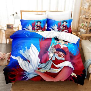 Ny anime original sängkläder set singel tvilling full drottning king size säng set vuxen barn sovrum duvetcover set kawaii lakan set