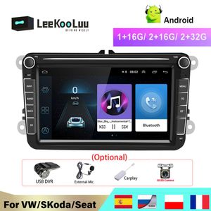 Leekooluu 2 Din Autoradio per VW / Skoda Octavia Golf 5 6 Touran Passat B6 Polo Jetta 8 