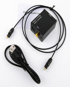 Digital to Analog Audio Converter Adapter Digital Optical Fiber Coaxial RCA Toslink Signal to Analog Audio Converter Home Theater 6885641
