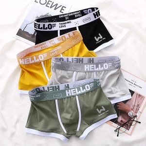 Mens Panties Boxer Shorts Erkekler iç çamaşırı pamuklu erkek boksörler seksi boksörler külotlar adam calzoncillos para hombres 240320