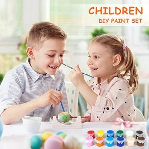 140 PCs Acrylfarbenset, 12 Farben Acrylfarbenstreifen für KidsAdults Bastelfarbe, perfekt für das Geburtstagszimmer für Heimgeburtstag