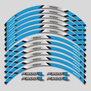 Acessórios para motocicletas rodas de cubo adesivos de aro listras de adesivos de decalques decorativos à prova d'água para BMW F900R F 900R 900 F900 R