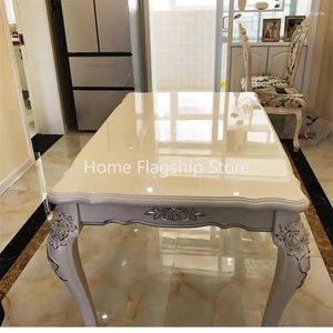 Fönsterklistermärken Transparent skrivbordsskydd Film Anti-Scratch Easy Care Kitchen Countertop Glass Glossy Furniture Sticker 2024