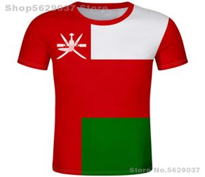 Omã camiseta DIY Nome personalizado Número omn tshirt nação bandeira OM ISLAM SULTANATE SULTANATE OMANI Country Arab Po Clothes 2206095692877