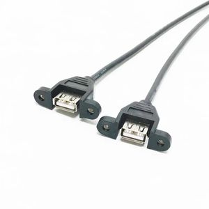 Um adaptador de cabeçalho de 9 pinos interno a 9 pinos de alta velocidade 30cm/1ft 2 porta dupla Cabo de placa -mãe PCB USB para PC principal placa