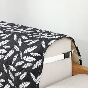 Sofa Couch -täckning för vardagsrumsmöbler Protector Stol Kasta Pet Kid Mat Reversible Washable Armest Slipcovers 1/2/3 sits