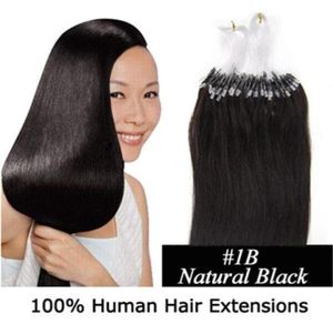Micro Loop Hair Extensions Human Remy Hair 18 20 22 24 BRAZILIAN VIRGIN HÅR RÄTT 50G LOT 0 5G STRANG 13 COLOS5621978