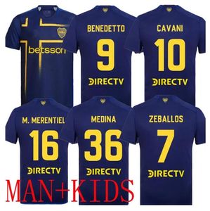 Cavani Boca Juniors Trzecie koszulki piłkarskie 2024 2025 MARADONA Benedetto Marcos Rojo Carlitos de Rossi Tevez Salvio Barco Janson Medina 24 25 koszulka piłkarska niebieska