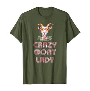 Tenda da camicia di capra divertenti Crazy Farmer Tee Gift Retro Vintage08024307