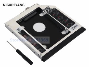 Enclosure With bezel + Bracket 2nd HDD SSD SATA hard drive Caddy Adapter for HP EliteBook 6930p 8440p 8530p 8540p Notobook PC