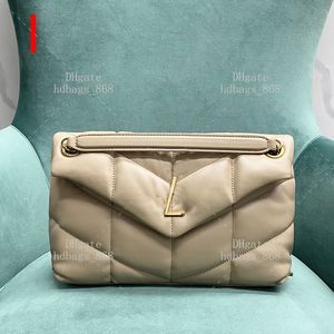 Crossbody bags Designer CALFSKIN Crinkled LEATHER SUPPLE ENVELOPE bag Fashion Handbag 10A Mirror 1:1 quality Luxury Chain bag Shoulder bag SMALL With box WY032A