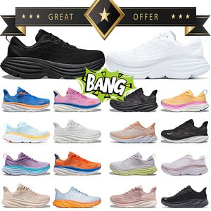 24h Shipping gratuito Bondi 8 Scarpe da donna Mens People Free Run Shoe Clifton 8 9 Sports Triple Bianco Black Black Challenger 7 Spostamento di sabbia Black Copper Trainer