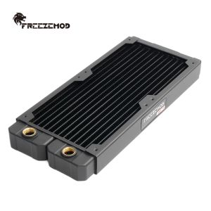 Resfriamento Freezemod Computador Radador de resfriamento de água de resfriamento 14 Tubo plano Camada única Capper Fin para ventilador de 12 cm para CPU Heak Sin.TSRPTW240