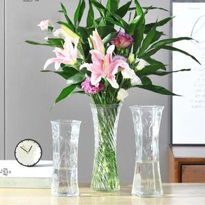 Vases Tall Terrarium Vase Jar Plant Nordic Style Table Flower Pots Hydroponics Transparent Decoracion Para El Hogar Home Decor