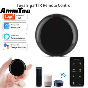 TUYA WIFI IR uzaktan kumandalı akıllı evrensel kızılötesi akıllı ev uygulaması Sesli Yaşam Uygulaması Alexa Google Home aracılığıyla TV için Ses Kontrolü