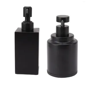 Liquid Soap Dispenser Hand Pump Bottle Stainless Steel Dense Rich Foam Black Easy Cleaning Lightweight For Kitchen Bathroom Office