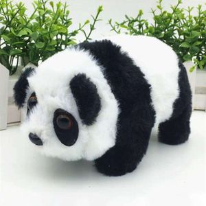 Toys Panda Plush Electronic Panda Robot Canzoni Cant Walk Funny Cute Music Pet Electric Toy per bambini regalo di compleanno