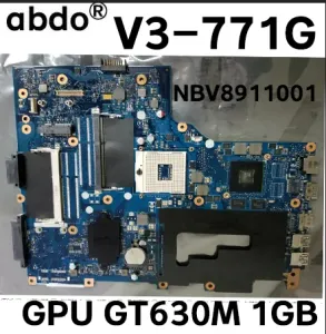 Moderbrädor för ACER VA70 V3771G V3771 Laptop Motherboard.NBV8911001 VG70 HM77 GPU GT710M/GT630M 1G DDR3 100% Testarbete