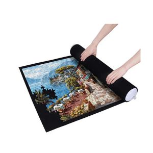 Puzzle pad puzzle rullo in feltro tappetino coperta di playmat per un massimo di 1500 pezzi Accessori puzzle Nuovo borsa di archiviazione da viaggio portatile NUOVO