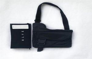 Waist Bags 1017 ALYX 9SM Satchel Men Women Bag High Quality Nylon Backpack Letters Press Button Inside Bags13936892