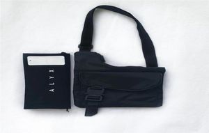 Midjepåsar 1017 Alyx 9SM Satchel Men Kvinnor Bag Högkvalitativ Nylon Ryggsäck Lokaler Tryck på knappen Inside Bags13936892