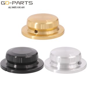 Amplifier 60*18mm Solid Aluminum Rotary Knob Cap For Hifi Audio AMP Turntable Recorder DVD CD Potentiometer Attenuator 6mm Hole 1PC