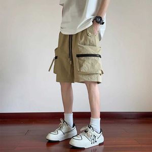 Men's Shorts Mens Outdoor Casual Shorts 2024 Summer New Loose Anti wrinkle Quick Drying Tool 5 Shorts J240409