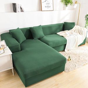 Chair Covers Stretch Sofa Cover Slipcovers Elastic All-inclusive Couch Case For Living Room L-Shape Corner Nordic Style