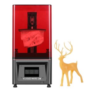 3D -принтер Printer High Precision 3D Printer Elegoo Mars 2 Pro Strain 3D Принтер, оснащенный монохромным ЖК -дисплеев 6 дюймов 2K