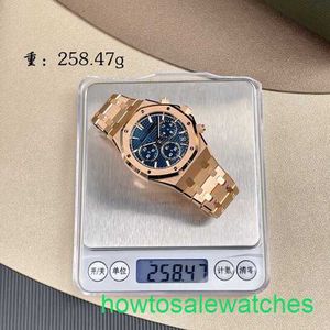 Orologio da polso funzionale AP Royal Oak Series 26240or Blue Disc