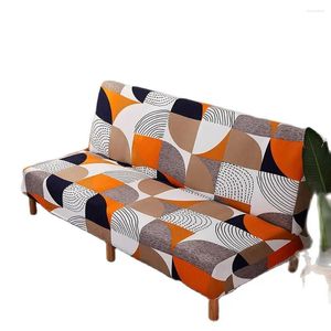 Chair Covers No Armrest Bed Sofa Spandex Slipcovers Futon Case