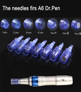 Ny ankomst 10st nålkassett för A6 DR Pen Derma Pen Needle 9123642 Nano Pin Bayonet Coupling Connection God kvalitet NE3012296