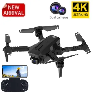 Drone H13 Drone 4K HD Geniş Açılı Kamera 1080p WiFi FPV Drone Çift Kamera Quadcopter Gerçek Zamanlı Şanzıman Helikopter Oyuncakları Quadcopter